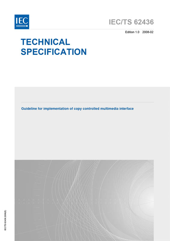 Cover IEC TS 62436:2008